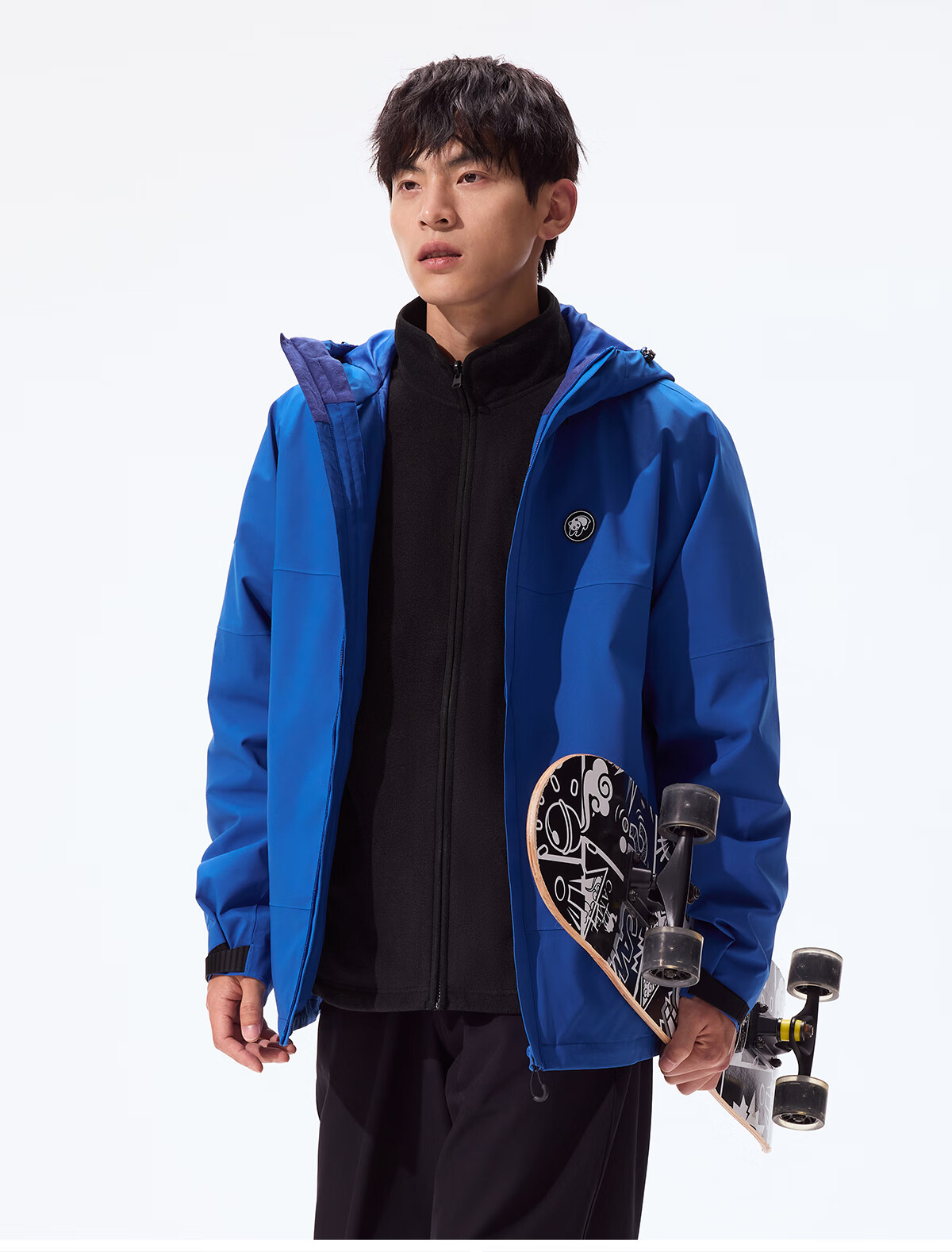 Panda Zhang Yuxi Edition [Rain Shell MAX] 3-in-1 Men's Windproof and Rainproof Hiking Jacket Autumn Winter Mountaineering Coat for Women 38