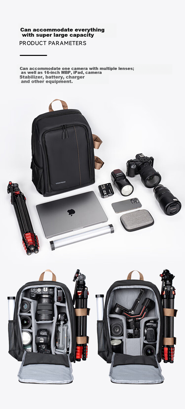 Yingshijiang Camera Self-Adhesive Sticker Cloth, Magic Storage Cloth, Folding Cloth, Protective Case, Inner Lining Cloth, Travel Inner Lining Bag, Storage Bag, Suitable for Canon, Sony, Fuji DSLR And Mirrorless Camera Lenses 3