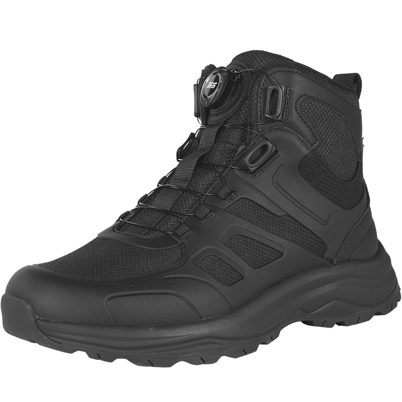 3515 Men's Outdoor Anti-Puncture Hiking Boots Dynamic Waterproof Upper Training Boots Black Size 40