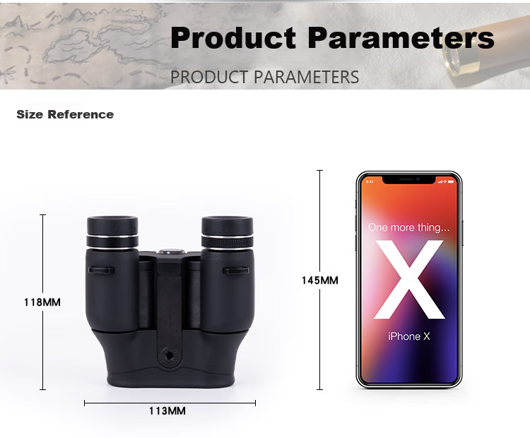 Leaysoo Xinma 12X25 High-Definition High-Magnification Binoculars for Smartphones, Professional Outdoor Waterproof Concert Portable Entomological Microscope 2