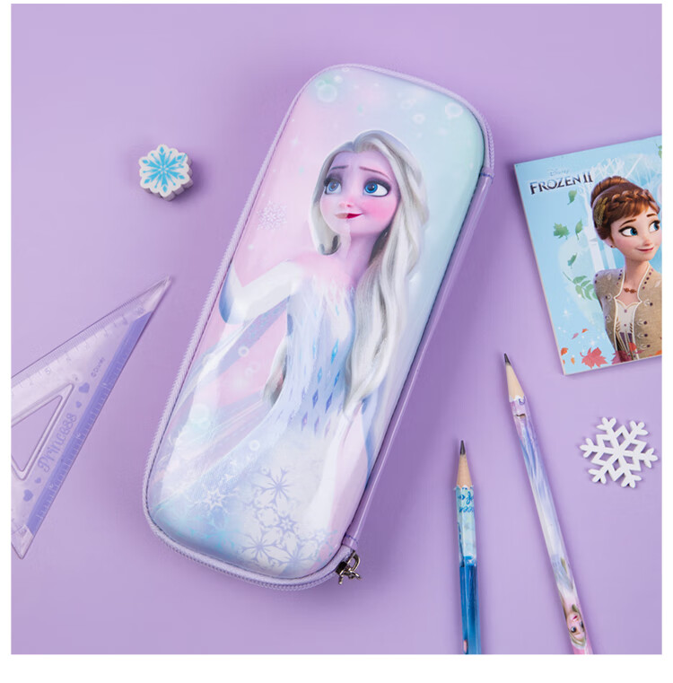 Disney Pencil Case for Elementary Students Girls High Capacity Durable EVA Pencil Box Children's School Supplies P85258A1 8