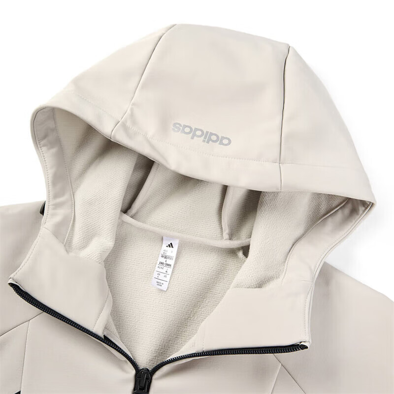 Adidas Fleece-Lined Outdoor Hooded Training Casual Sports Jacket for Men KG8967 Miracle Alunite Brown S 7