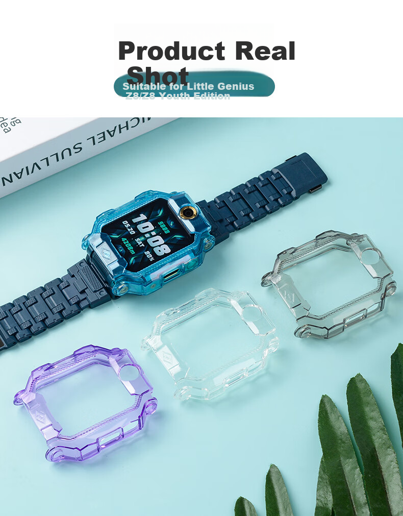 LANGLING Protective Case for Xiaotianc Z8a/z8 Youth Edition Watch, Children's Electric Watch, Slim Shockproof Anti-Collision Protective Cover for Z8 Children's Watch, Full Outer Shell 4