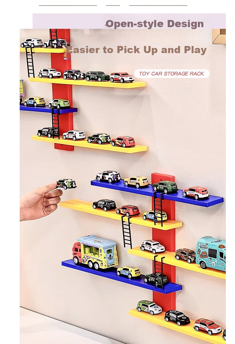 OManti Wall-Mounted Blind Box Storage Box, DIY Pop Mart Figurine Display Rack, Wall-Mounted without Drilling, Bedroom Toy Organizer Shelf 8