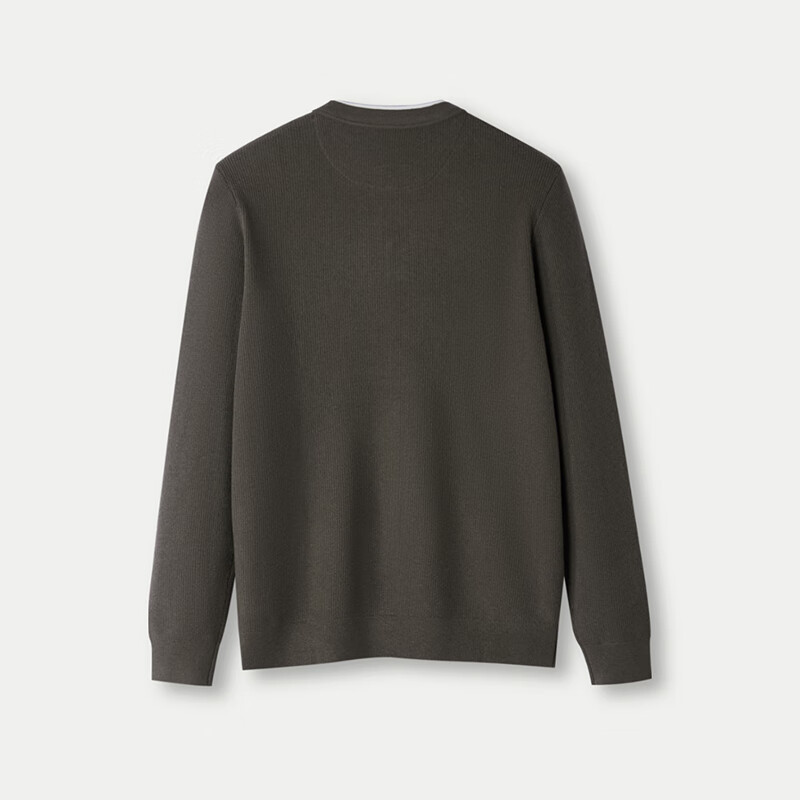 HLA Hailan Home Men's Long Sleeve Knitted Sweater 25 Solid Color Warm Fake Two-Piece Sweater Autumn