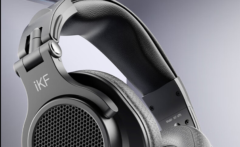 IKF VP5 Over-Ear Wired Headphones High-Fidelity HiFi Sound Fully Closed Monitoring Studio Recording Gaming FPS Mic Computer Mobile Universal 16