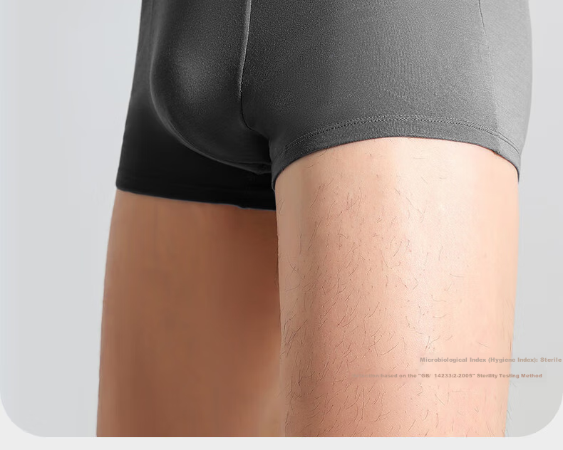 Briars Disposable Men's Boxer Briefs, Pure Cotton [7A Grade Antibacterial], Sterile, Large Size, No-Wash Daily Disposable, XL 2