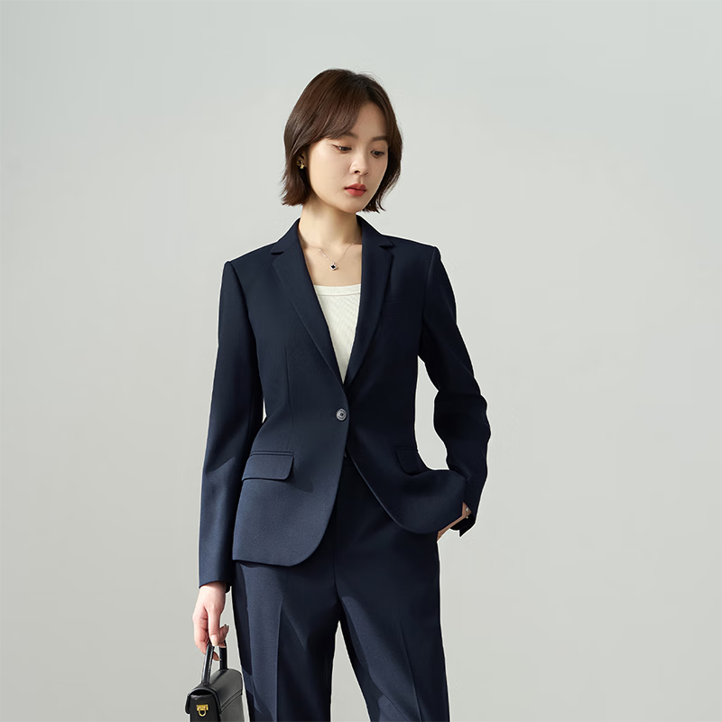 Miss Bird Women's Formal Blazer Suit Slim Fit Professional Interview Workwear Small Size Set