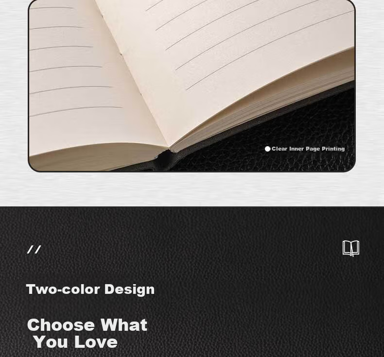 Deli 48K Business Notebook Leather Cover Journal Diary Meeting Record Book, 80 Sheets BP124 Black 9