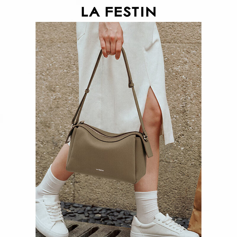 La Festin Dough Bag 2026 New Style Mom Bag, Crossbody Top-Grain Leather Women's Bag, Underarm Tote Bag, Birthday Gift for Wome