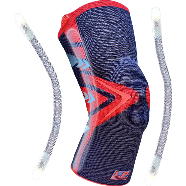 LP Sports Knee Brace with Spring Support for Basketball, Running, Badminton, Lightweight Breathable Meniscus Ligament Injury Protection Gear