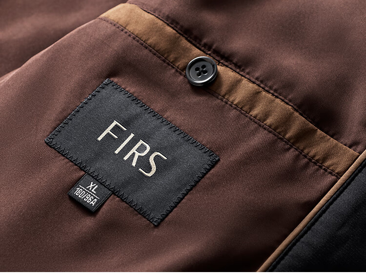 FIRS Men's Executive Jacket, Spring And Autumn Business Casual Commute Wear-Resistant Public Service Cadre Lapel Wrinkle-Resistant Top, Triple-Protection Coat 14