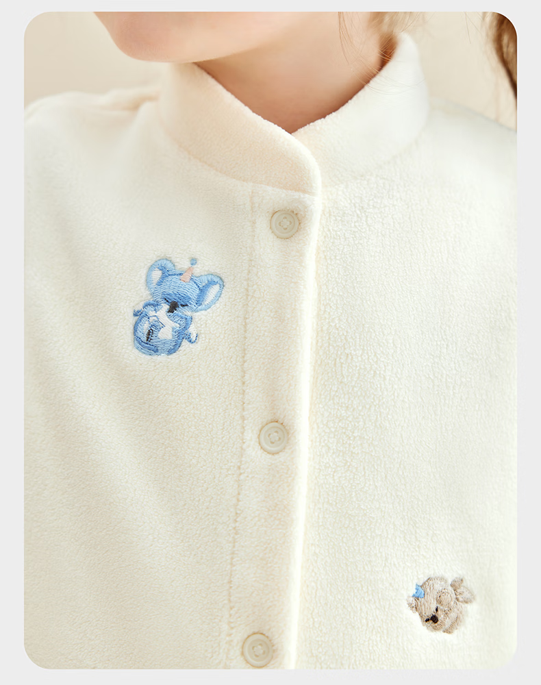 Babycare Children's Autumn Winter Fleece Lined Warm Vest Fair Isle Little Bear Blue Size 73 8