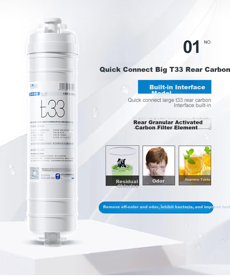 Zuanxin Universal Water Purifier Filter Cartridge, Water Purification Machine, Korean-Style Quick-Connect RO Membrane, Reverse Osmosis Pure Water Machine Accessories 1