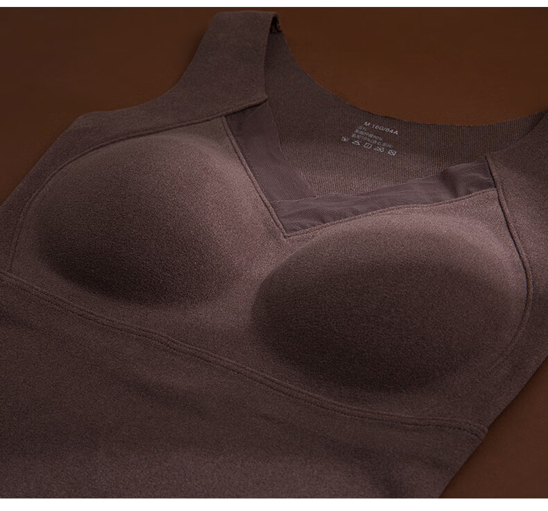 Urban Beauty Women's Thermal Vest Graphene Heating Fleece Thickened Padded Seamless Warm Underwear Winter Base Layer 13