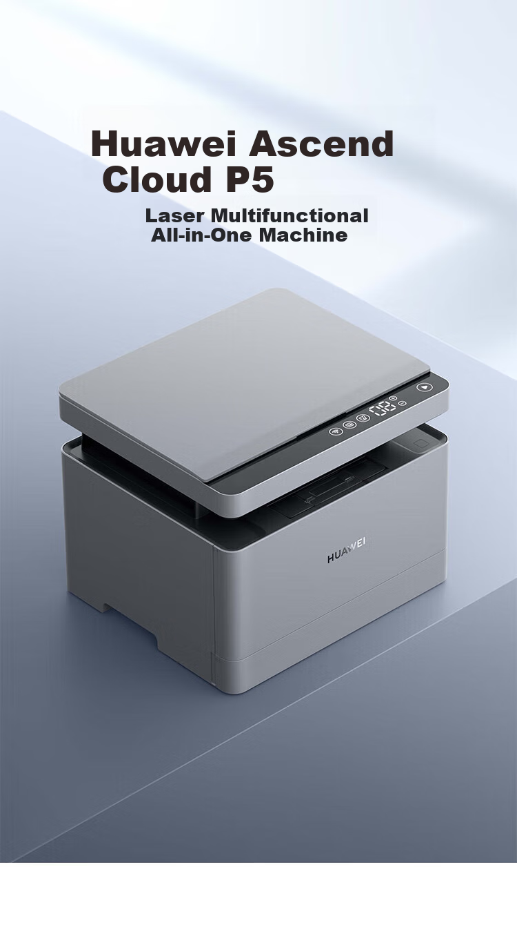 HUAWEI CV81Z-LDM Qingyun P5 Laser Printer Office All-In Printer with Print, Copy And Scan Functions Automatic Duplex Printing Domestic 1-Year Original Manufacturer Warranty Supports Information Technology Innovatio 1
