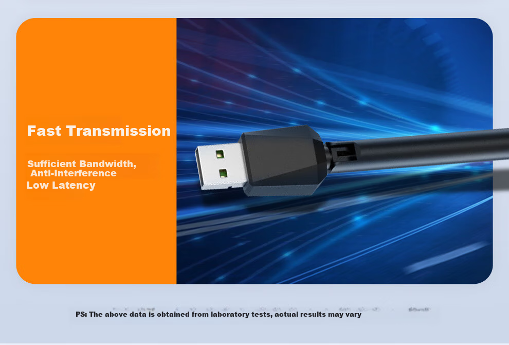 Tengfei USB Wireless Network Adapter, Desktop Computer WiFi Receiver, Compatible with Desktop And Laptop Computers, External Network Card with Unlimited WiFi Transmitter 12
