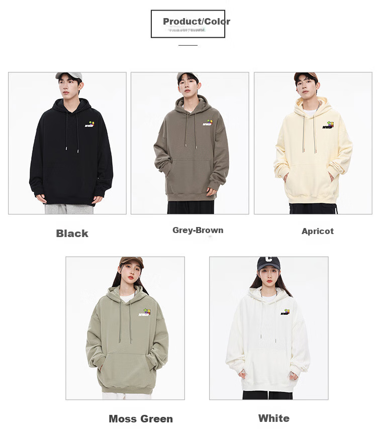 MMOPTOP Trendy Letter Print Sweatshirt for Men, Spring And Autumn Loose Casual Hoodie Top MMWY02 Black 2XL 2