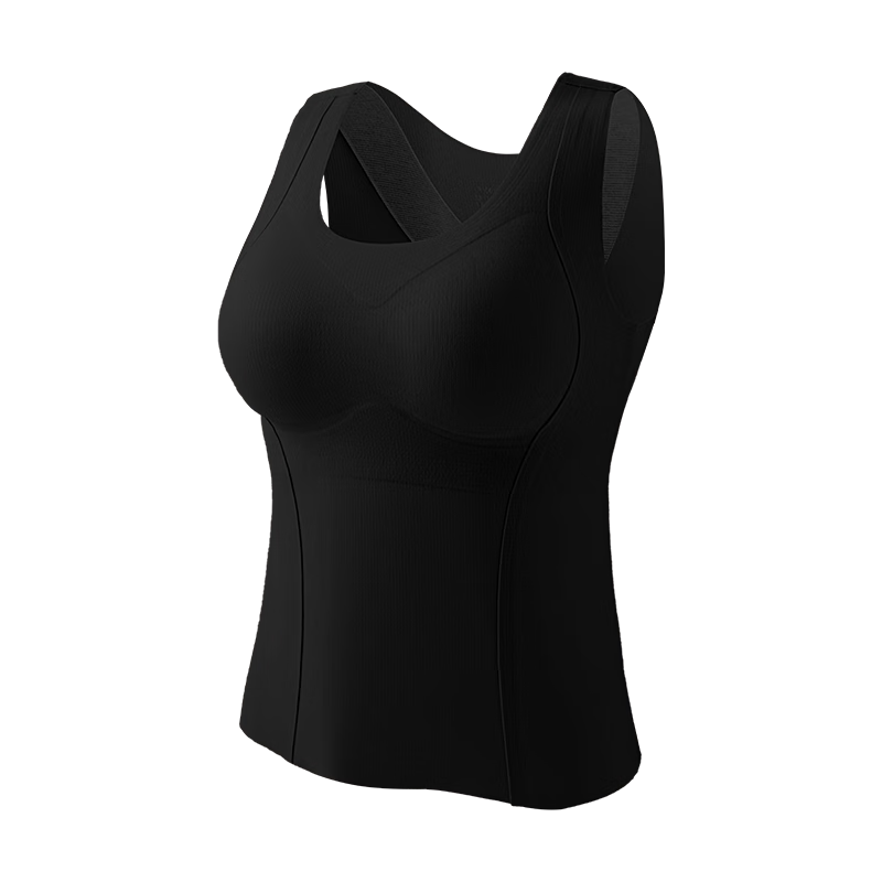 Herbal Original Padded Thermal Vest for Women Autumn Winter Double-Sided Fleece Slim Fit Outerwear Base Layer Shirt