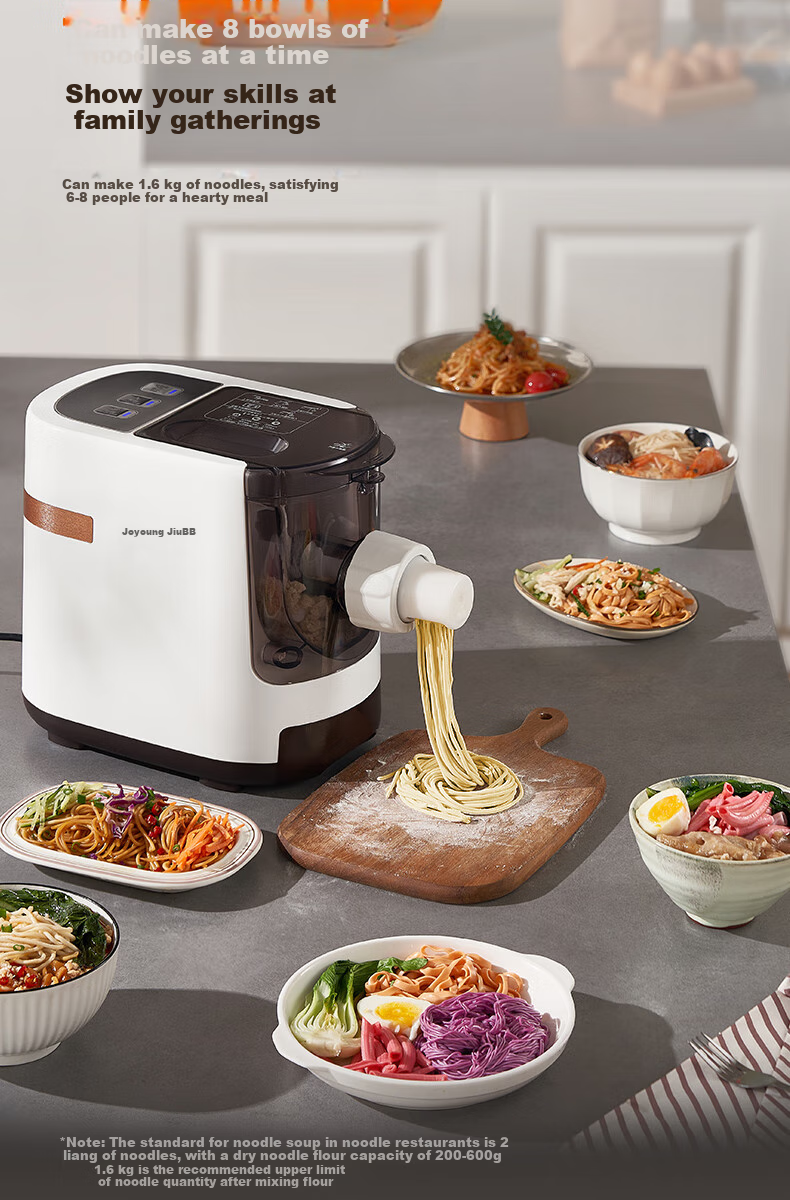 Joyoung Noodle Maker, Home Smart Fully Automatic Noodle Machine, Quick Noodle Output, 6 Sets of Molds, Easy-To Electric Pasta Maker, JYN-W3 8