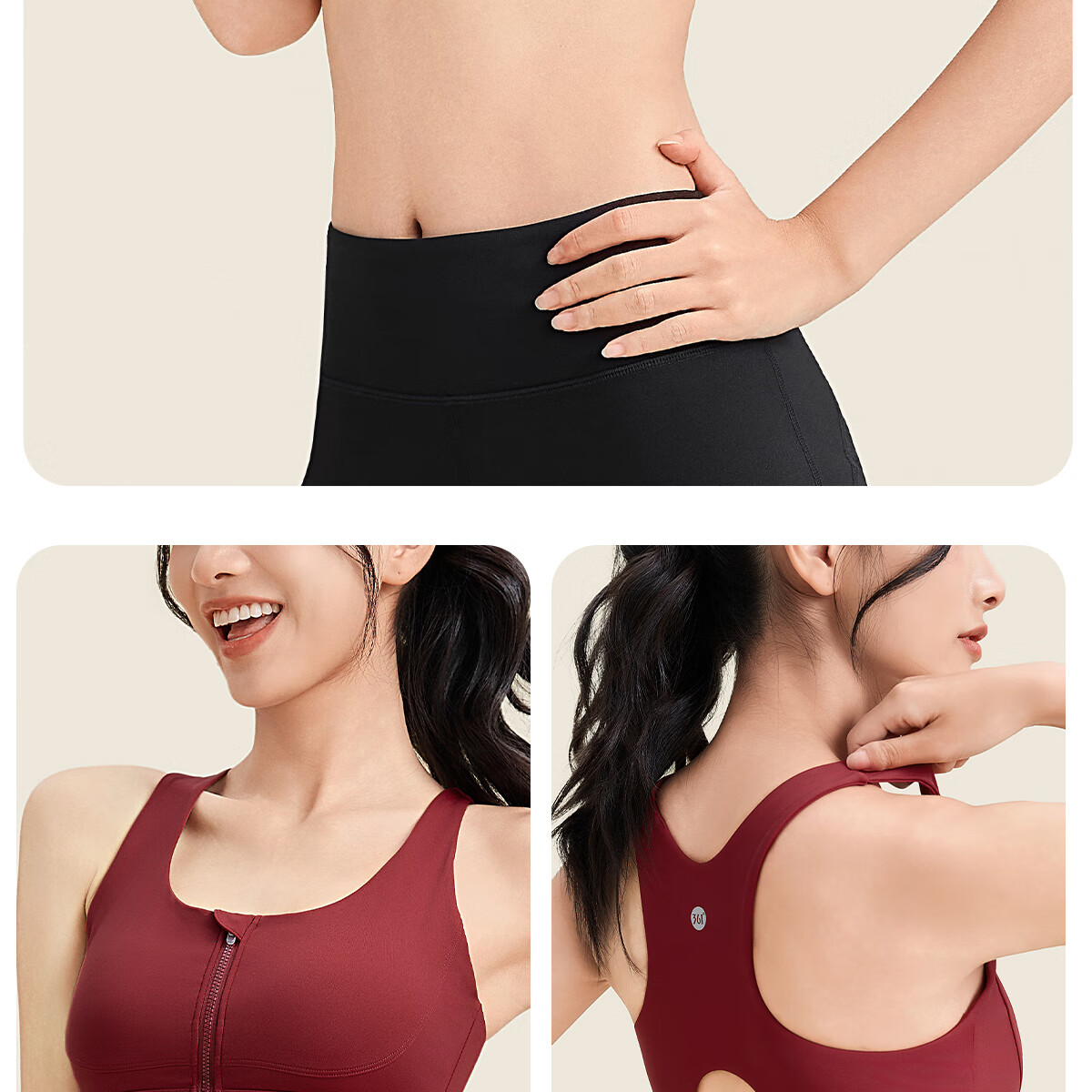 361° Sports Bra Shock Absorption High-Intensity Front Zipper Plus Size Yoga Bra Fitness Anti-Sagging Yoga Tank Top 22