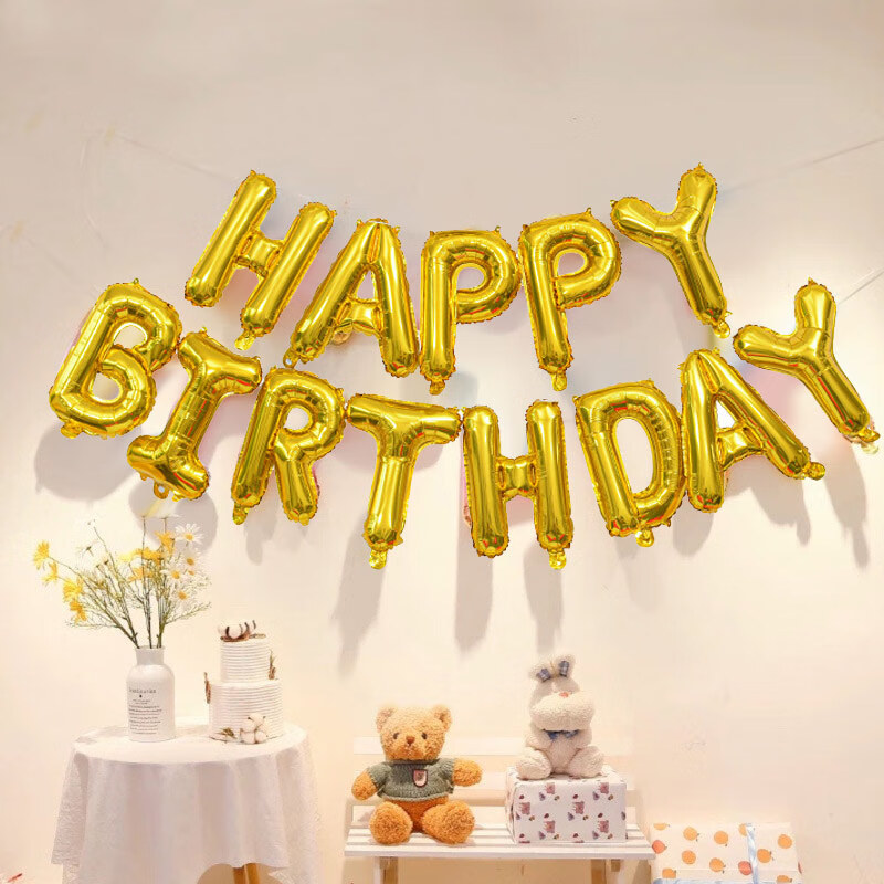 Набор букв "Happy Birthday"