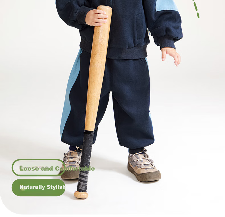 Ciciibear [Level 3 Anti-Pilling] Ciciibear Boys' Sweatshirt Set, Children's Long-Sleeve Autumn Outfit, Baby Outdoor Spring And Autumn Sportswear 9