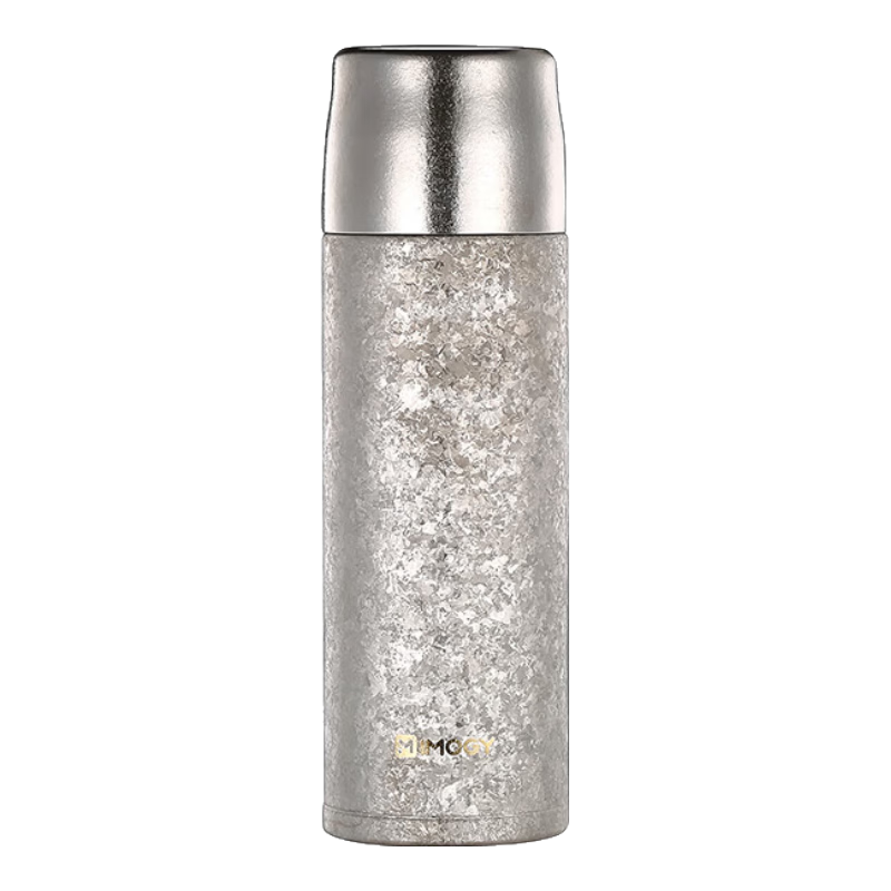 IMOGY Pure Titanium Insulated Mug Large Capacity Stylish Titanium Tea Cup Outdoor Steeping Water Bottle Premium Gift