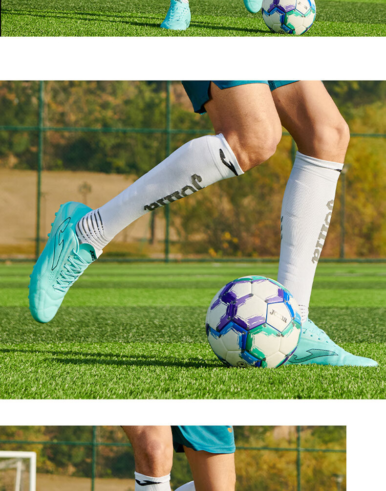 JOMA Men's Soccer Shoes MG Short Studs Non-Slip Wear-Resistant Breathable Professional Football Training Shoes Orange Size 44 2