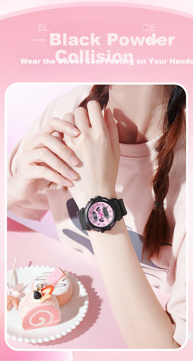 FILA Electronic Watch, Sweet And Cool Style Digital Watch for Men And Women, Sports Student Watch, Gift for Children, 6742-001 2
