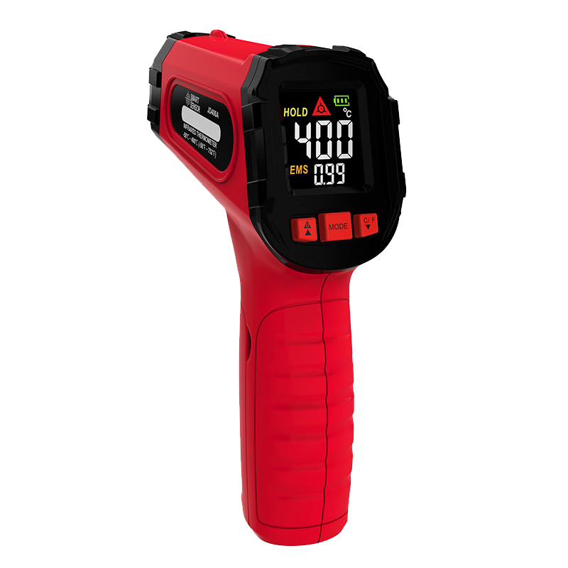 CEM JD400A Lithium Battery Infrared Thermometer Industrial High-Precision Temperature Gun Oil Temperature Kitchen Baking Water Thermometer