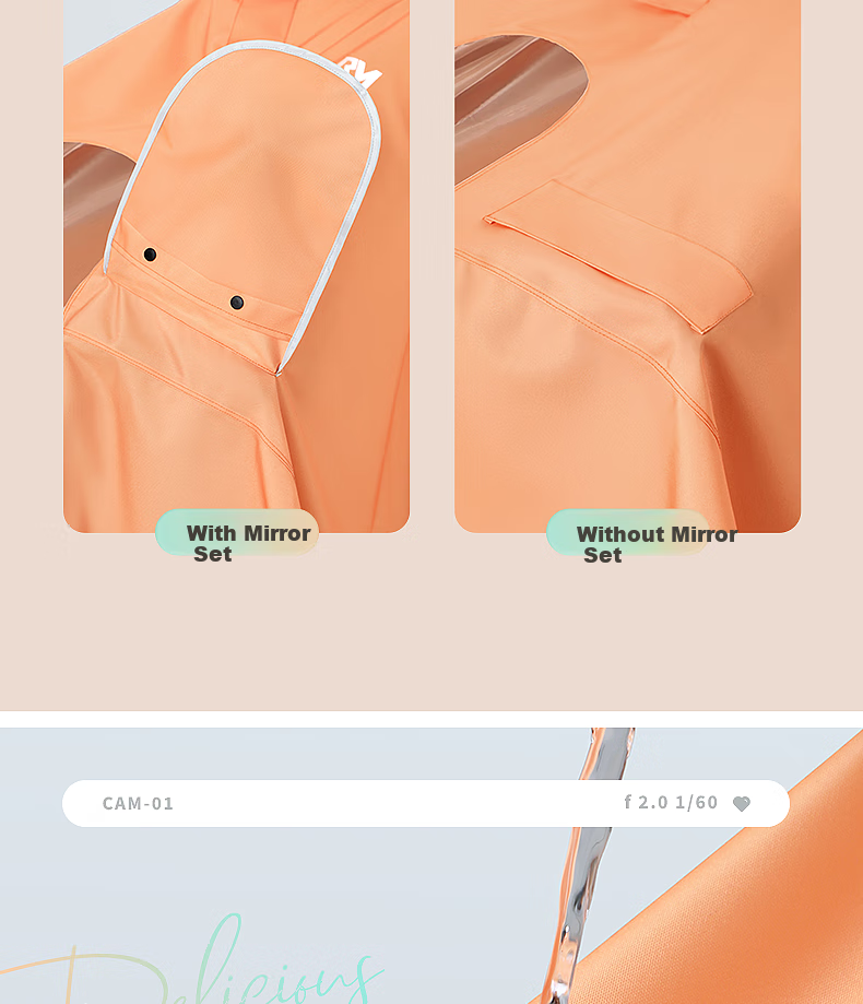 Beimei Electric Scooter Raincoat, Long Full-Body Storm Protection, Thickened And Enlarged, for Men And Women, Adult Motorcycle And Electric Bicycle Specific Rain Poncho 8
