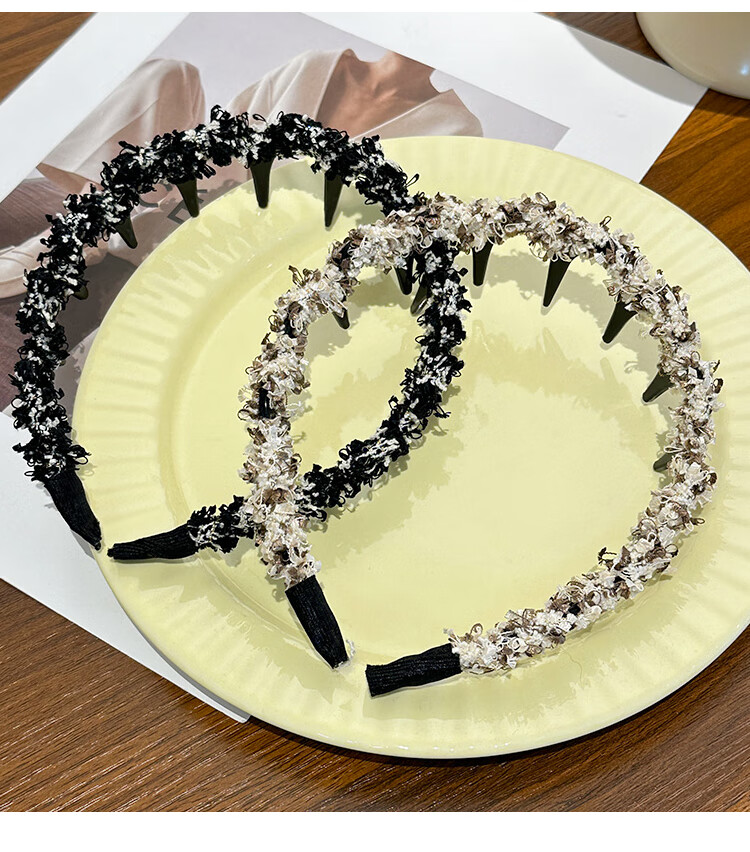 Banjeni Hair Clip and Headband for Women, Wide and High Crown with Teeth, Suitable for Short Hair, Gentle on Hair, Cute, Light Luxury, Minimalist, Premium Feel 20