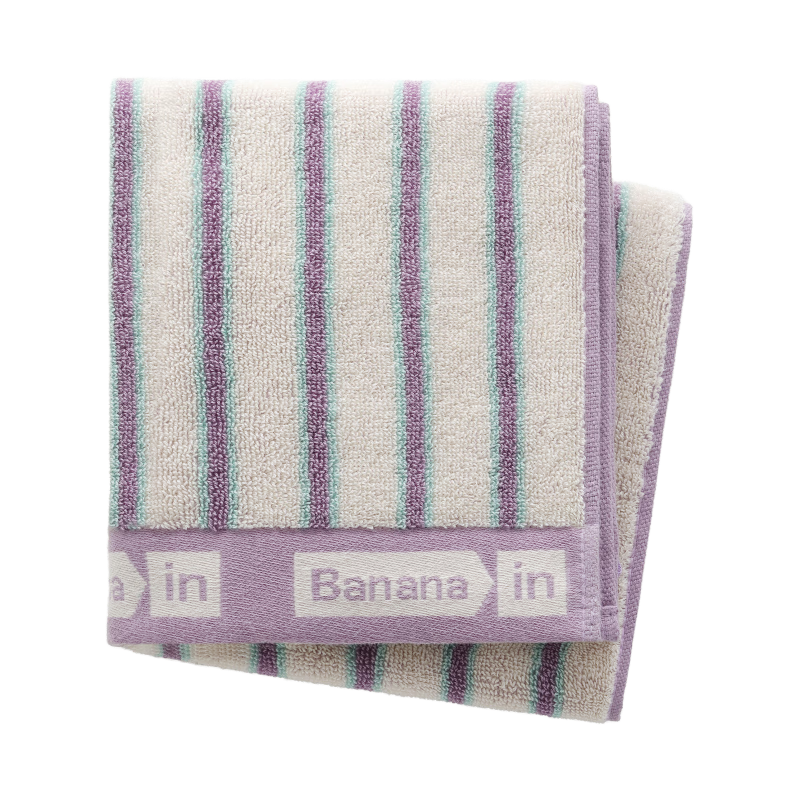 Bananain 301H Towel for Men And Women, 100% Pure Cotton, 7A Antibacterial, for Home Bathing And Face Washing, Absorbent, Thickened Face Towel - Purple