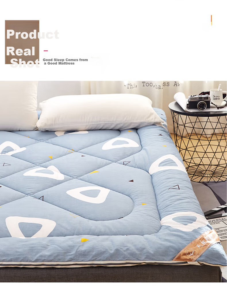 Yunjin Cotton Mattress Pad, Xinjiang Cotton Wadding Mattress, All-Cotton Bed Mat, Double Warm Quilt, 5 Jin, 180*200 Cm, Jinguang 12