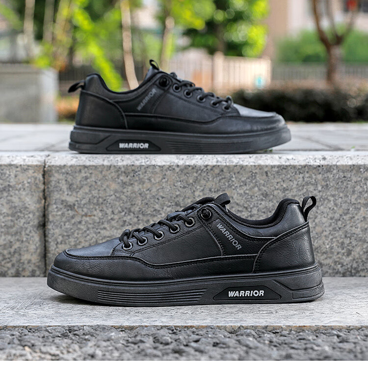 Warrior Men's Skateboard Shoes Breathable Casual Sneakers Versatile White Grey WXP(WZ)-2786 Size 39 1