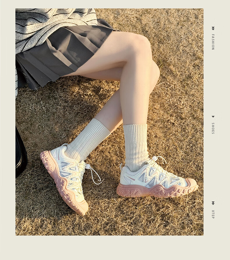 HUANQIU Thick-Soled Ugly-Cute Hiking Shoes for Women, 2026 New Outdoor Trekking Shoes, Versatile Casual Couple Dad Shoes 16