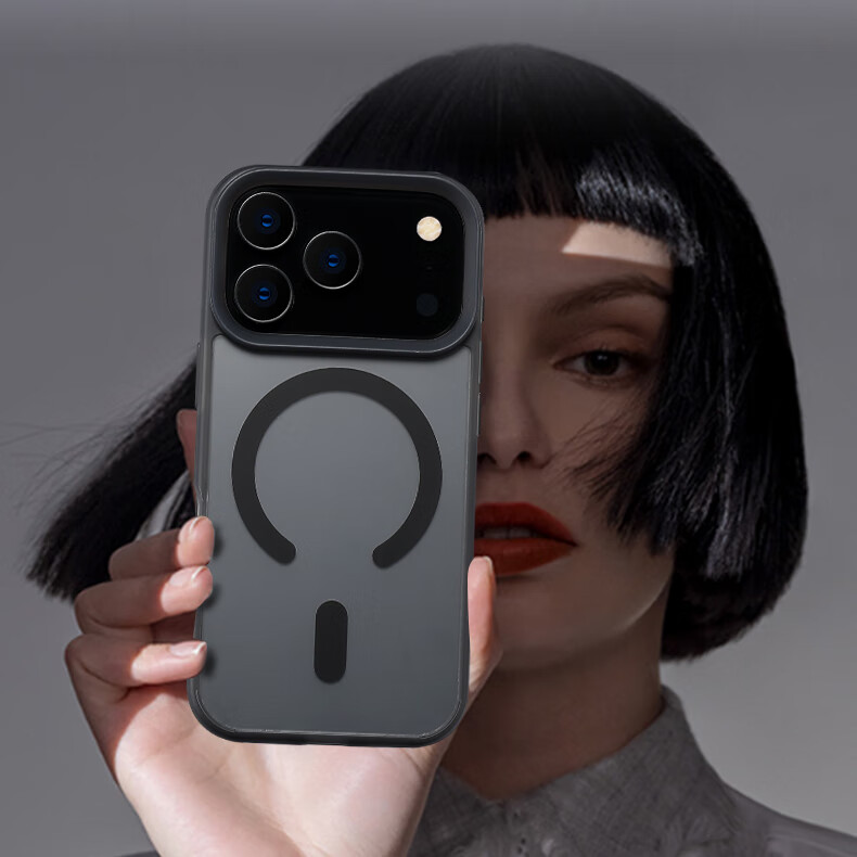 Sihuanke Magnetic Matte Skin-Like Anti-Drop Fingerprint-Resistant Case for Apple IPhone 18 Pro / IPhone 17 Pro, New Model Phone Case, White
