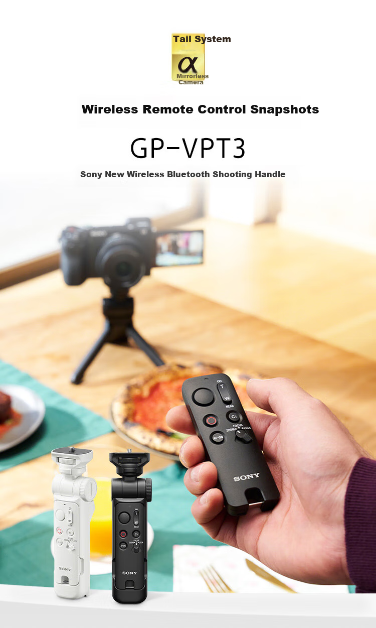 SONY GP-VPT3 New Wireless Bluetooth Shooting Grip, Black 1