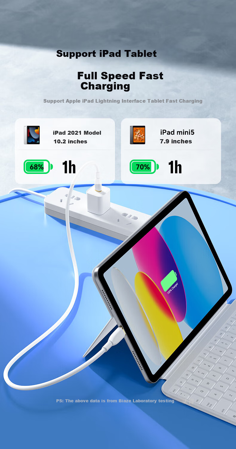 BIAZE, Suitable for Apple Charging Cable And Data Cable, PD30/20W Lightning Fast Charging Cable, for IPhone14/13promax/12/11/xs, Type-C Fast Charging Cable, 1.2 Meters 5