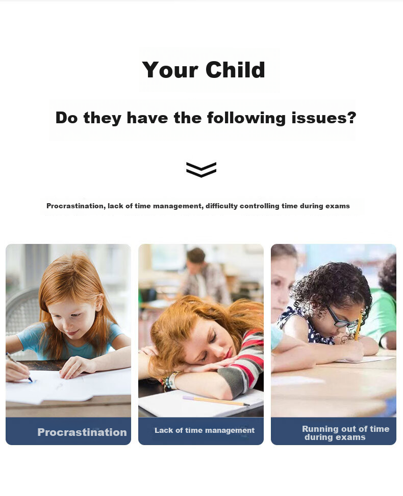 QT-TIMER Timer Time Management Tool, 2026 New Model, Counting Down Timer for Children And Primary School Students, Visualized Homework Alarm, Self-Discipline Aid, Birthday Gift for Boys 3