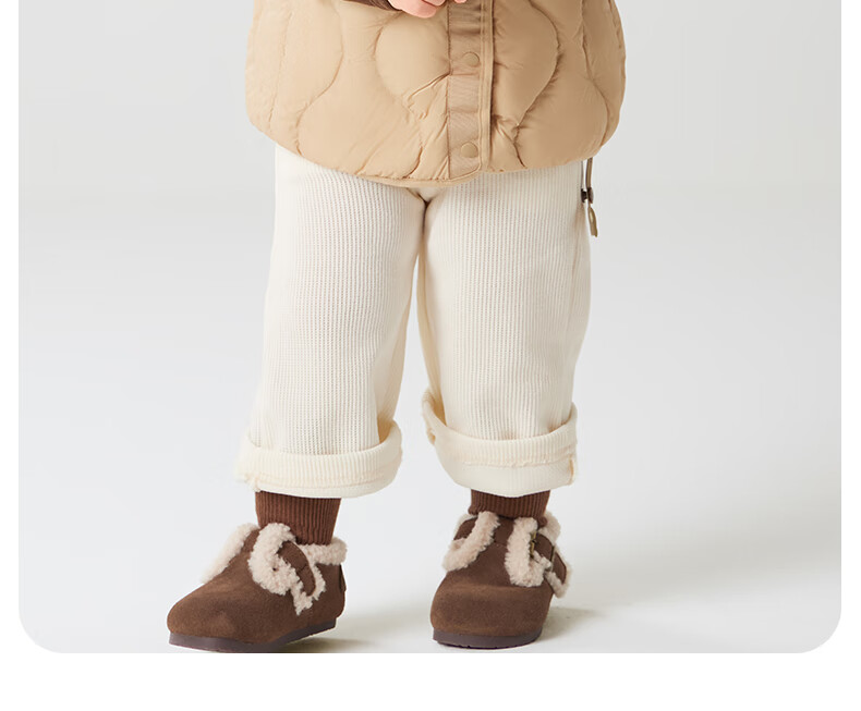 October Crystal Children's Down Vest Winter Baby Boys and Girls Down Jacket Vest Baby Waistcoat 4