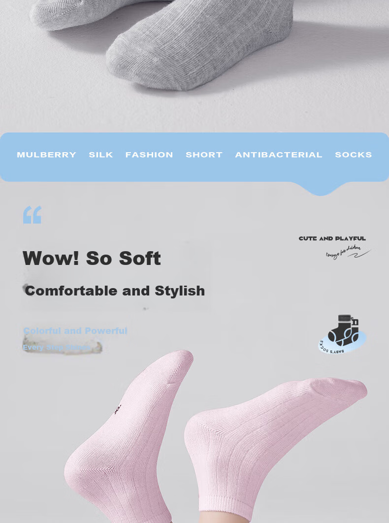 Qihaiqiu Disposable Socks for Children, Breathable And Sweat-Absorbing, for Boys And Girls, Travel And Daily Use, Mid-Calf Socks, 5 Pairs, Boys' Size L 10