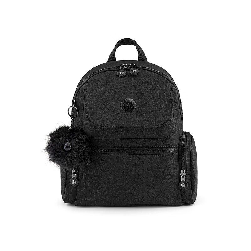 Рюкзак Kipling Commuter Practical MATTA2025, женский, повседневный, черный с принтом