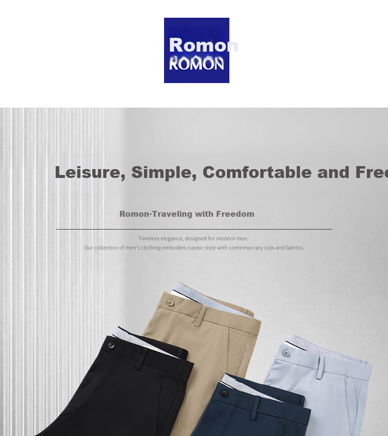 ROMON Men's Shorts, Summer Trendy Soft Simple Quick-Dry Breathable Business Casual Five-Point Pants, VV3 Black, Size 32 1