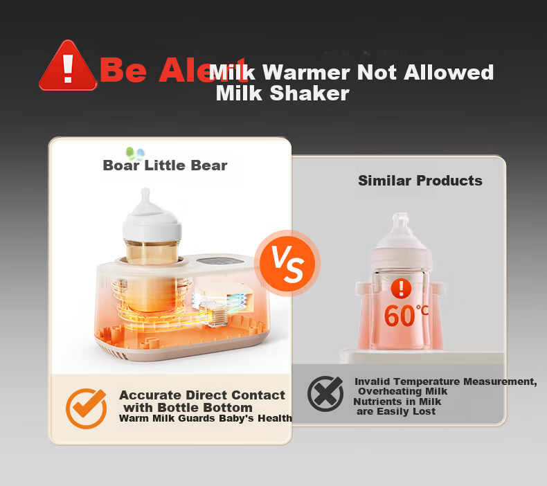 Bear Milk Shaker And Warmer, All-In Baby Automatic No-Water Milk Heating/Insulation/Defrosting Four-In J02E7 17