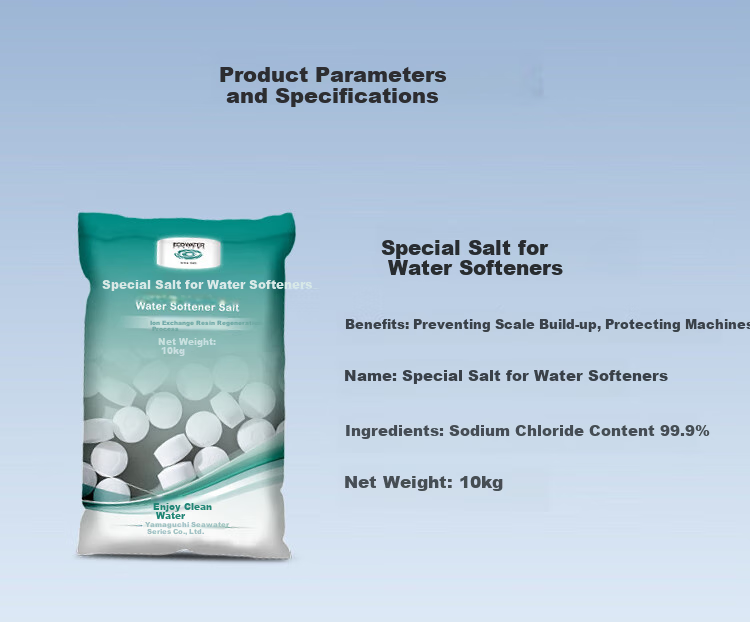 ECOWATER Official Direct Sales Soft Water Salt Compatible with Central Soft Water Series, Purity 99.6%, Resin Restoration, Bridge-Free Protection, Water-Safe Household Appliance Water Purification Softening Salt ESA-20KG 6