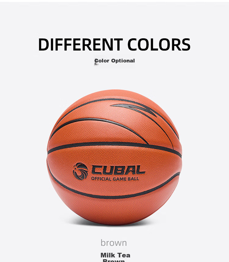 ANTA Basketball Size 7 ACE-600 Series CUBAL League Official Ball, Imported Microfiber PU Ball, Professional Competition Ball 21