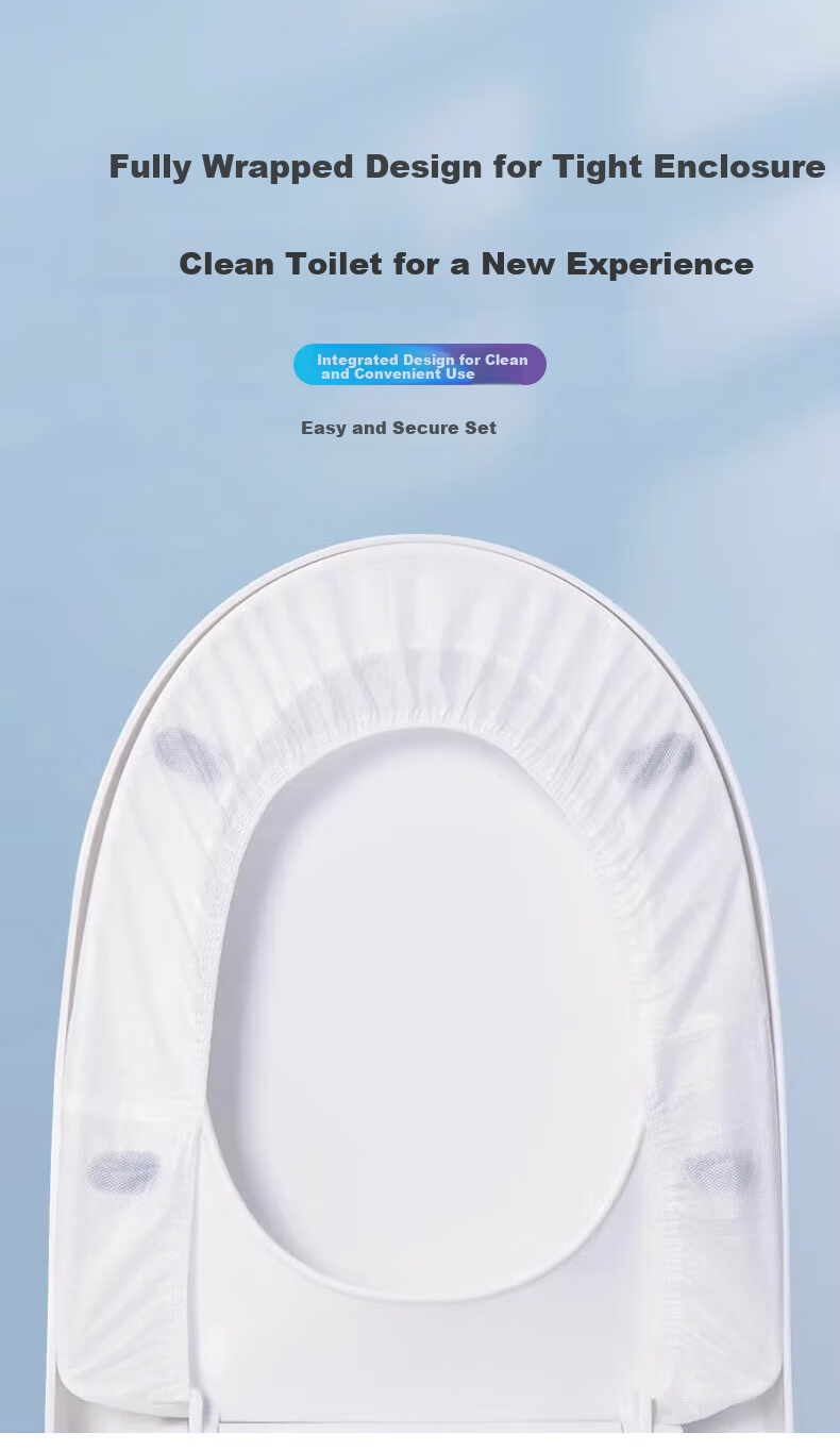 Xingfang Disposable Toilet Seat Covers, 10-Pack, Essential for Travel And Business Trips, Clean And Hygienic, Individually Wrapped, Portable, Water-Resistant And Dirt-Proof 6