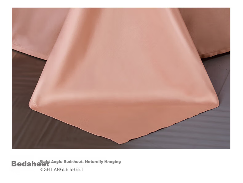 FUANNA High-Quality Bedding Set of Four Pieces, 120s Double-Ply Long-Staple Cotton, Class A Sateen Bed Sheet Set, 230*229cm, Holy 13